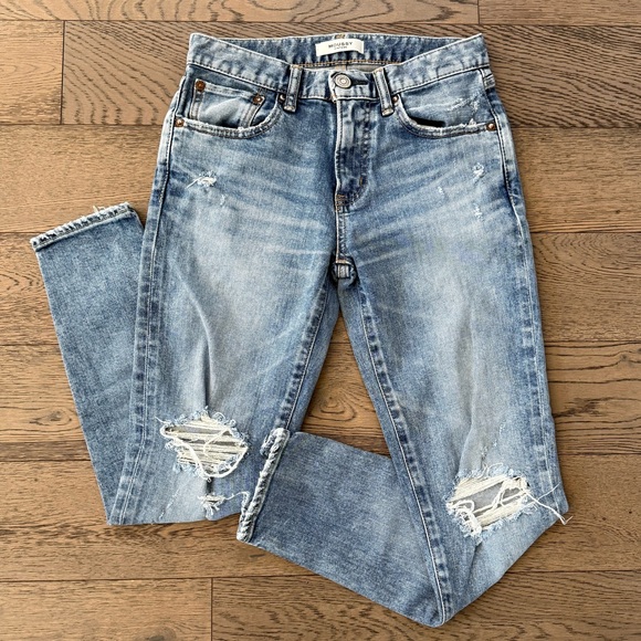 Moussy Vintage Distressed Skinny Jeans - Picture 1 of 11